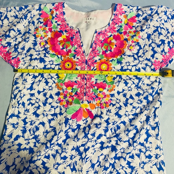 Floral Blue and Pink Dress - Picture 8 of 16